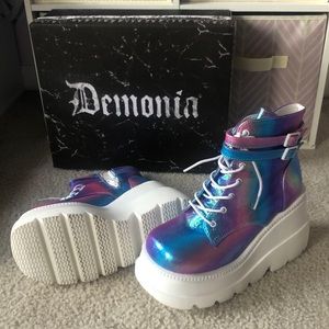 Demonia Fairy Technopagan boots size 9